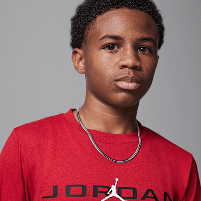 Playera de manga larga Baseline para niños talla grande Jordan