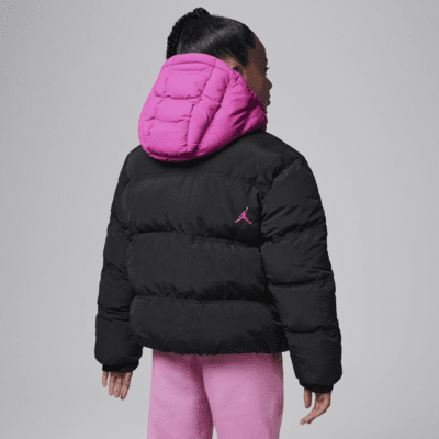 La chamarra acolchada de mayor densidad para niño talla grande Jordan