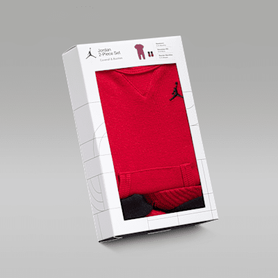 Jordan Baby Essential 2-Piece Short Sleeve Coverall Set