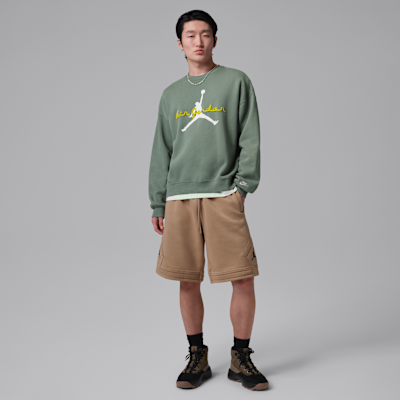 조던 브루클린 남성 플리스 크루넥 스웻셔츠