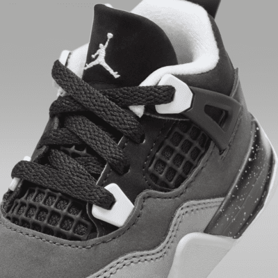 Tenis para bebé e infantil Jordan 4 Retro "Fear"