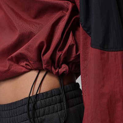 Sudadera sin cierre Jordan Brooklyn de manga larga de tejido Woven con gráfico para mujer