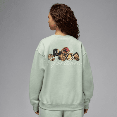 Sudadera de cuello redondo para mujer Jordan Brooklyn Fleece