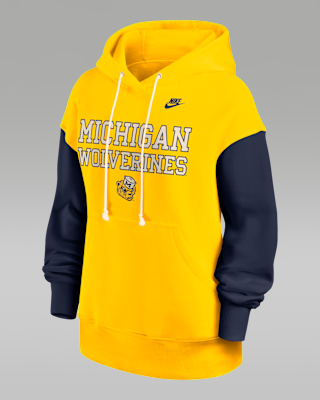 Женское худи Michigan Legacy Phoenix Nike College Pullover Hoodie