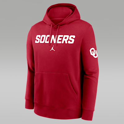 Sudadera con gorro sin cierre universitaria Nike para hombre Oklahoma Club 2-Hit Nickname