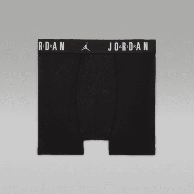 Ropa interior Flight de poliéster para niños talla grande (paquete de 3) Jordan Dri-FIT