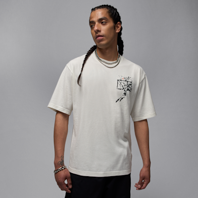 ジョーダン ブルックリン メンズ オーバーサイズド グラフィック Tシャツ
