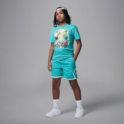 Jordan Big Kids' Poolside Woven Diamond Shorts