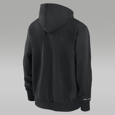 Michigan Wolverines On-Court Basketball Men’s Jordan Brand Dri-FIT College Full-Zip Hoodie