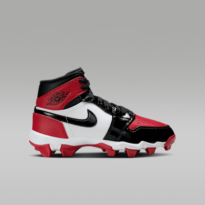 Jordan 1 Mid Little/Big Kids' Cleats