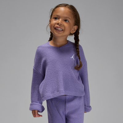 Jordan Toddler Heir To The Crown 2-Piece Ribbed Pullover Set