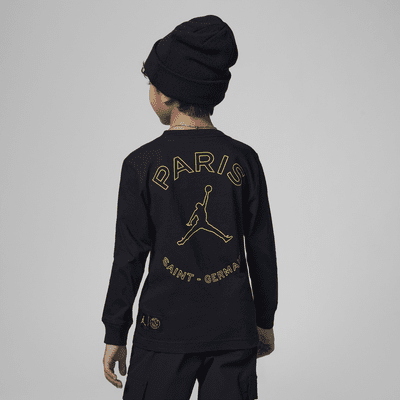 ジョーダン パリ サンジェルマン（PSG） 23 ロングスリーブ Tシャツ リトルキッズ ロングスリーブ Tシャツ