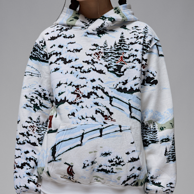 ジョーダン ブルックリン フリース ジュニア ホリデー プルオーバー パーカー