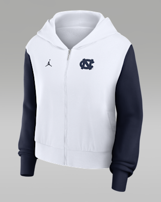 Женское худи North Carolina Athletic Prep Colorblocked Script Women’s Jordan Brand College Full-Zip Hoodie