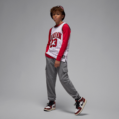 Jordan My Brooklyn Essentials cargobroek van fleece voor kids