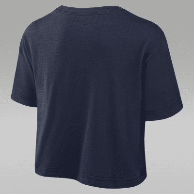 Michigan Athletic Prep Arch Women's Jordan Brand Dri-FIT College Cropped T-Shirt