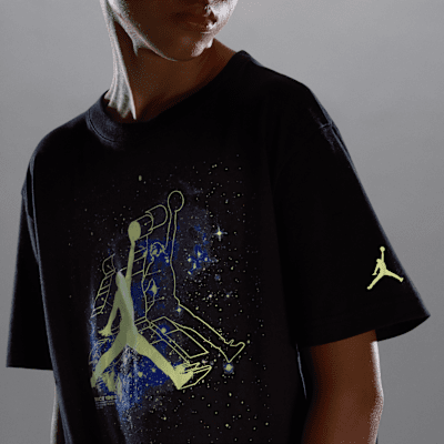 Jordan Big Kids' "Sky Is Not The Limit" Glow T-Shirt