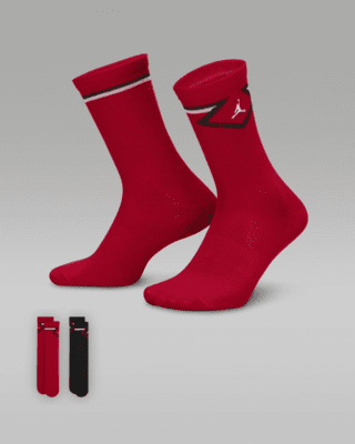 Детские носки Jordan Big Kids' Diamond High Crew Socks (2 Pairs)