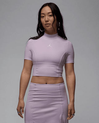Женские шорты Jordan Short-Sleeve Knit Crop Top