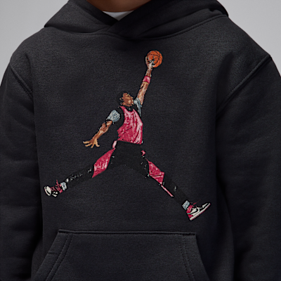 Sudadera con gorro sin cierre Sketch para niños talla pequeña Jordan