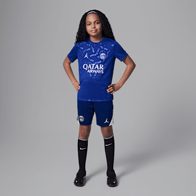 Paris Saint-Germain Academy Pro Fourth Older Kids' Jordan Dri-FIT Football Short-Sleeve Pre-Match Top