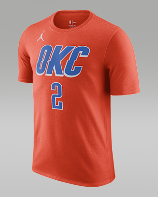 Мужская футболка Oklahoma City Thunder Statement Edition Jordan NBA
