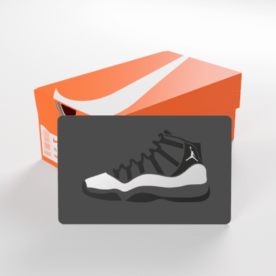 Nike Gift Card Mailed in a Mini Nike Shoebox