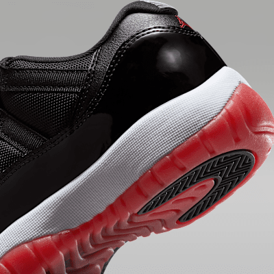 Tenis para niños grandes Air Jordan 11 Retro Low "Bred"