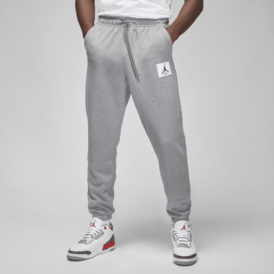 Nike Sweatpants Jordan Essentials Fleece - Carbon Heather/Black/White