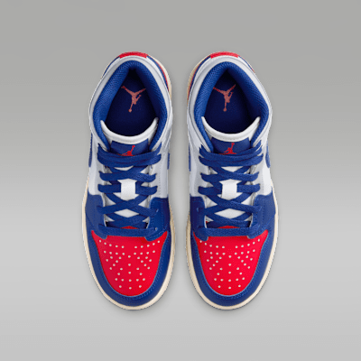 Air Jordan 1 Mid Big Kids' Shoes