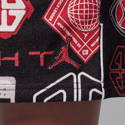 Shorts de French Terry estampados para niños talla grande Jordan Essentials
