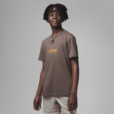 Jordan Paris Saint-Germain Wordmark Tee Big Kids T-Shirt