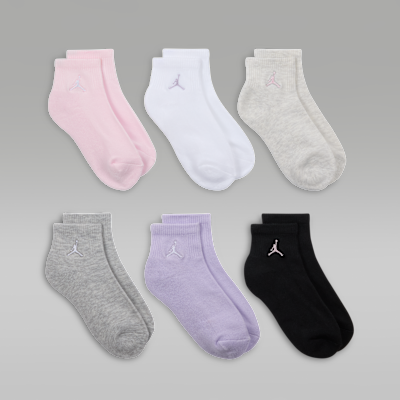 Jordan Everyday Essentials Big Kids' Ankle Socks (6 Pairs)