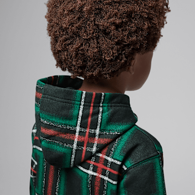 Sudadera con gorro sin cierre festiva de tejido Fleece para niños talla pequeña Jordan Brooklyn Essentials