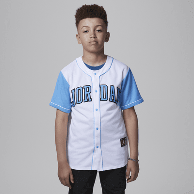 Jersey de béisbol para niños talla grande Jordan