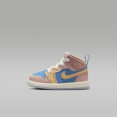 Tenis para bebé e infantil Jordan 1 Mid Sneaker School