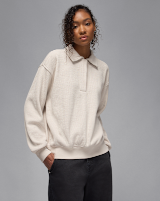 Женские  Jordan Flight Long-Sleeve Waffle Top