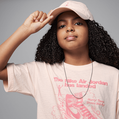 Playera con gráfico para niños talla grande Jordan