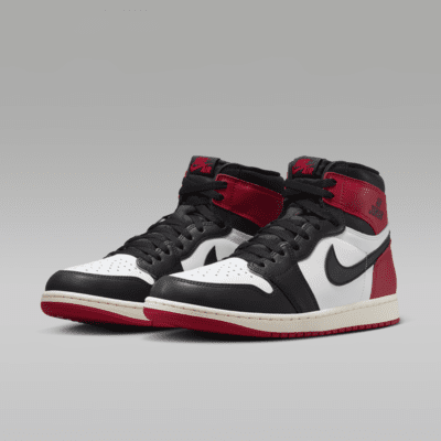 Tenis para hombre Air Jordan 1 Retro High OG "Black Toe"