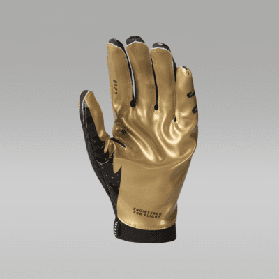 Jordan Knit Metallic Football Gloves (1 Pair)