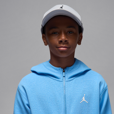 Sudadera con gorro Statement Hoop Fleece de cierre completo para niños talla grande Jordan Dri-FIT Sport