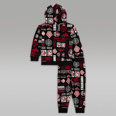 Jordan Baby Brooklyn Printed Fleece 2-Piece Pullover Hoodie Set