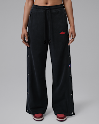 Женские Jordan Flight Fleece French Terry Snap Pants