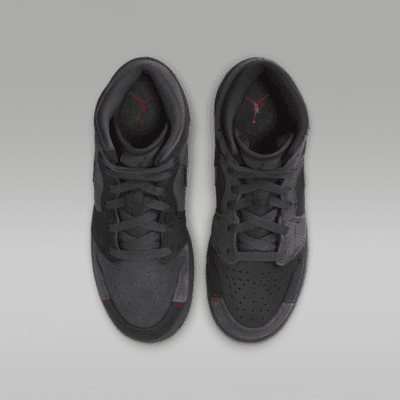 Air Jordan 1 Mid SE Craft Big Kids' Shoes