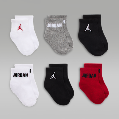 Jordan Everyday Essentials Baby /Toddler Ankle Socks (6 Pairs)