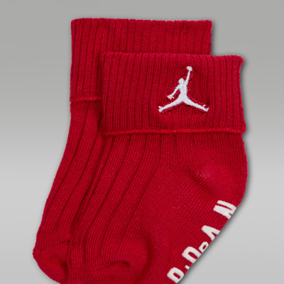 Jordan Essentials Baby Ribbed Gripper Socks (3 Pairs)