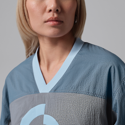 조던 브루클린 여성 우븐 긴팔 그래픽 풀오버