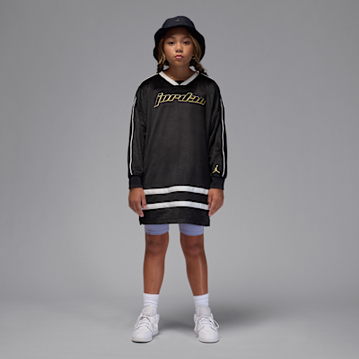 Vestido de tejido velour para niña talla grande Jordan Mountainside