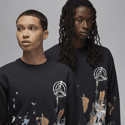 เสื้อวอร์มคอกลมผ้าฟลีซ Jordan Artist Series by Jammie Holmes
