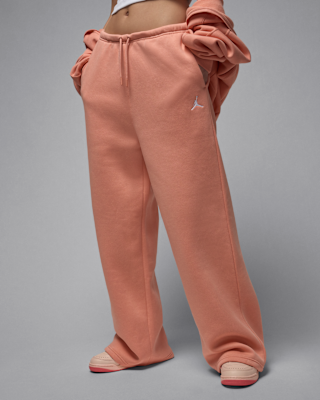 Женские  Jordan Brooklyn Fleece Open-Hem Pants